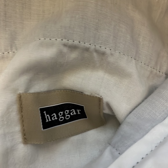 Haggar flat front mens shorts blue - Picture 3 of 6